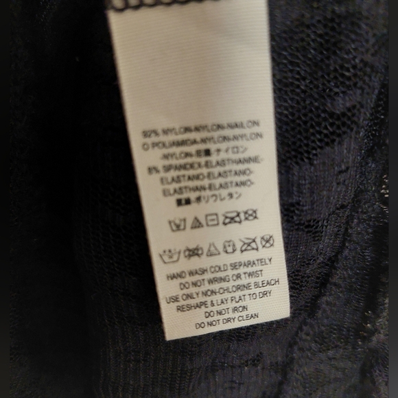 Free People Black Lace Top - Picture 6 of 8